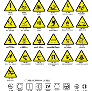 UL & ISO 危险警示标签